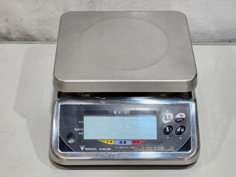 [ジャンク] TERAOKA 寺岡精工 電子秤 デジタルはかり TCW-WP (1)
