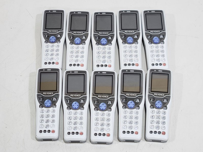[現状品] Keyence ハンディターミナル BT-600 バッテリー無し 10台セット 初期化済み