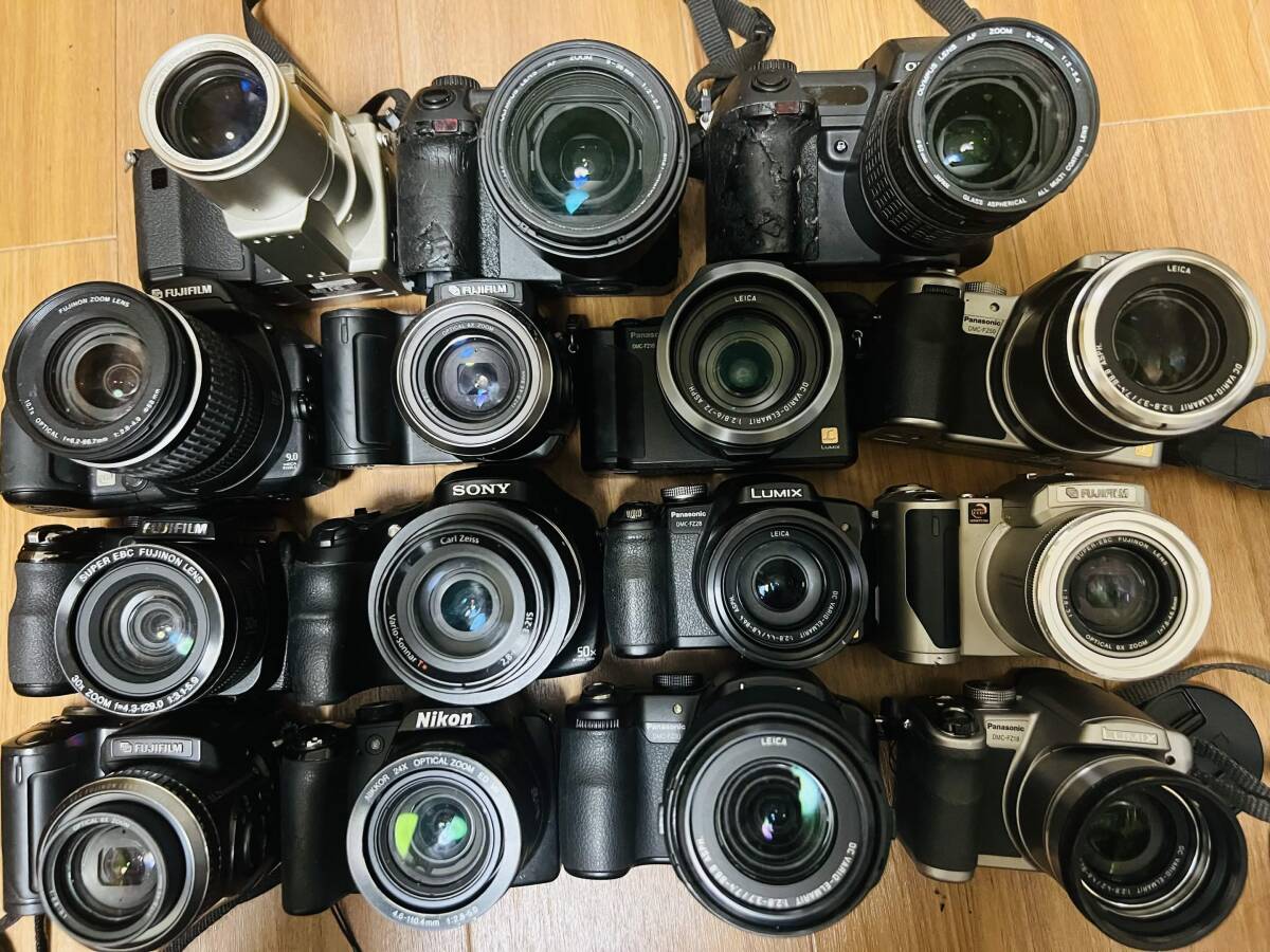 計15点 ネオ一眼レフカメラ まとめ売り 動作未確認 SONY NIKON Panasonic DSC-HX400V 等 Carl Zeiss レンズ 大量出品 ジャンク 在庫処分