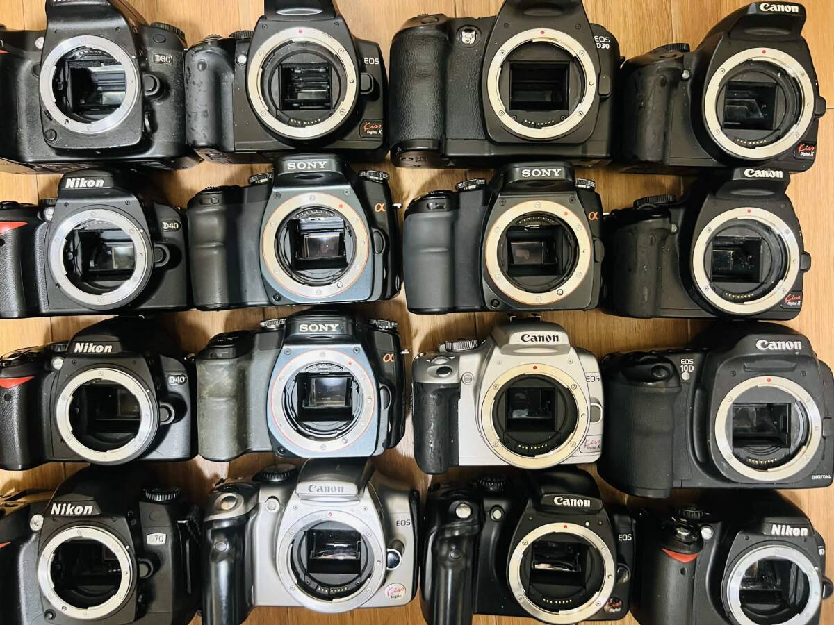 計1６点 デジタル一眼レフカメラ まとめ売り 動作未確認 CANON NIKON SONY 等 大量出品 ジャンク 在庫処分