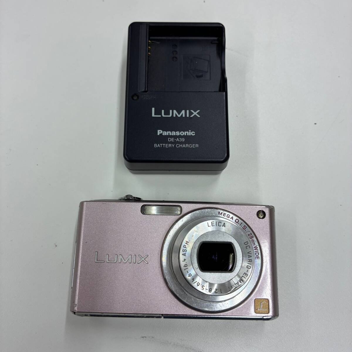 動作品 パナソニック Panasonic LUMIX DMC-FX33 カクテルピンク デジカメ ルミックス バッテリーチャージャー付 #13993⑯