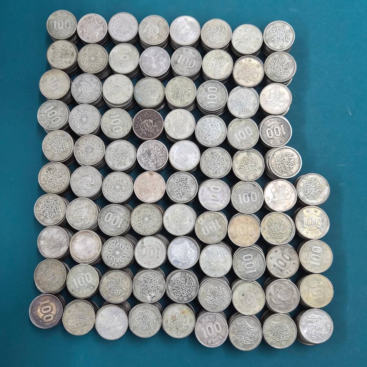 100円 銀貨 850枚 稲穂 東京オリンピック 鳳凰 古銭 硬貨 貨幣 アンティーク コレクション 銀貨 まとめ #17129