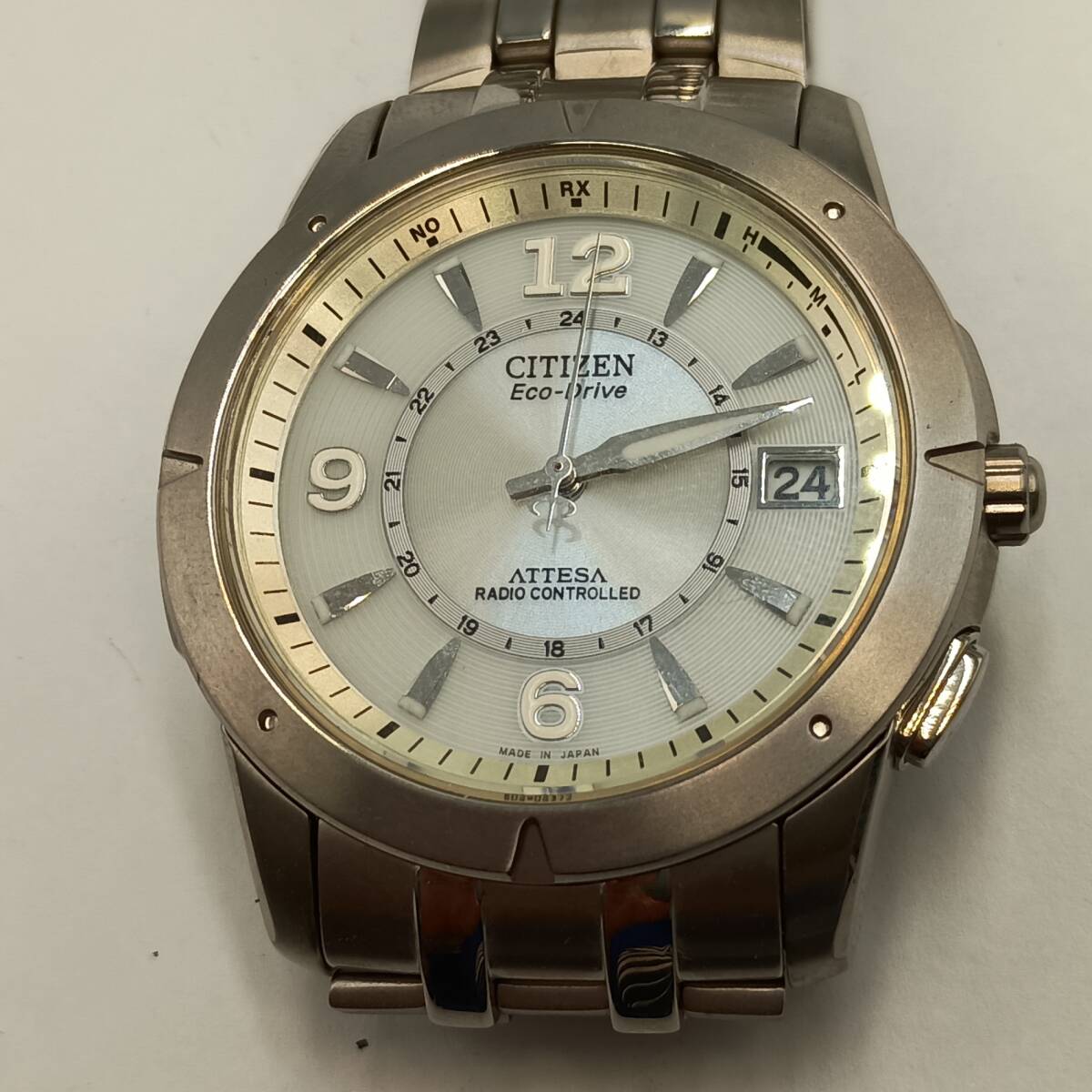 CITIZEN シチズン アテッサ エコドライブ メンズ腕時計 H110-T009425TA ジャンク #16260