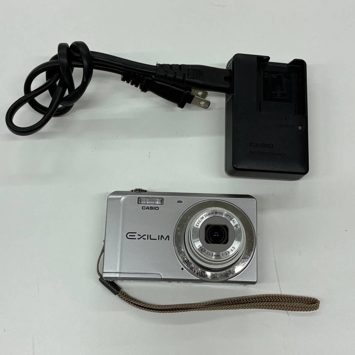 動作品 カシオ CASIO EXILIM EX-ZS5 デジカメ エクシリム f=4.7-23.5mm f:2.8-6.5 SDカード4GB バッテリーパック 充電器付き #13994