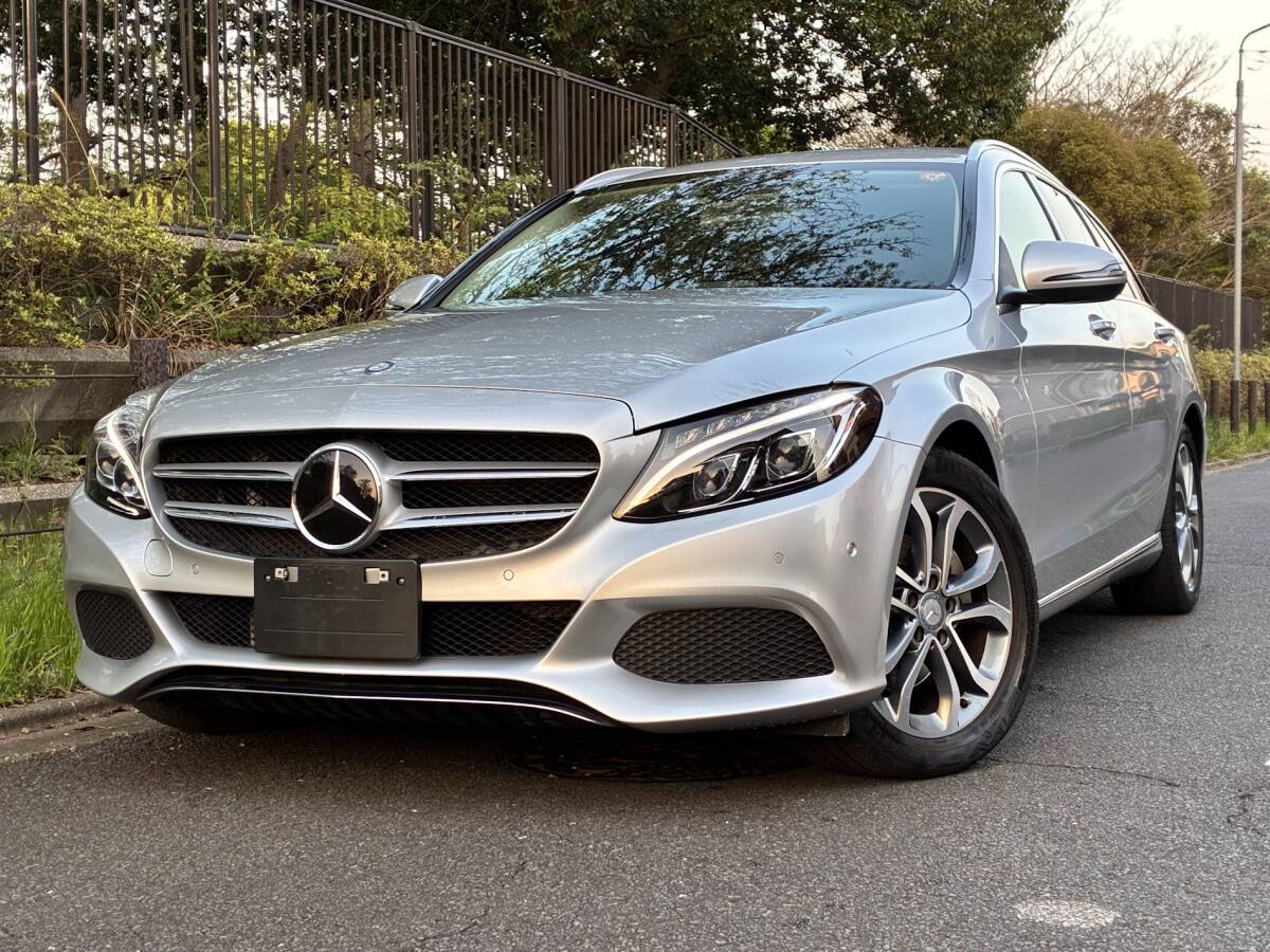 売り切りベンツC220d T AVG ディーゼルターボ ACC レダーセーフティPKG 28年式 9.3万キロ ワンオーナー 車検2年付き 全てヤナセ記録あり