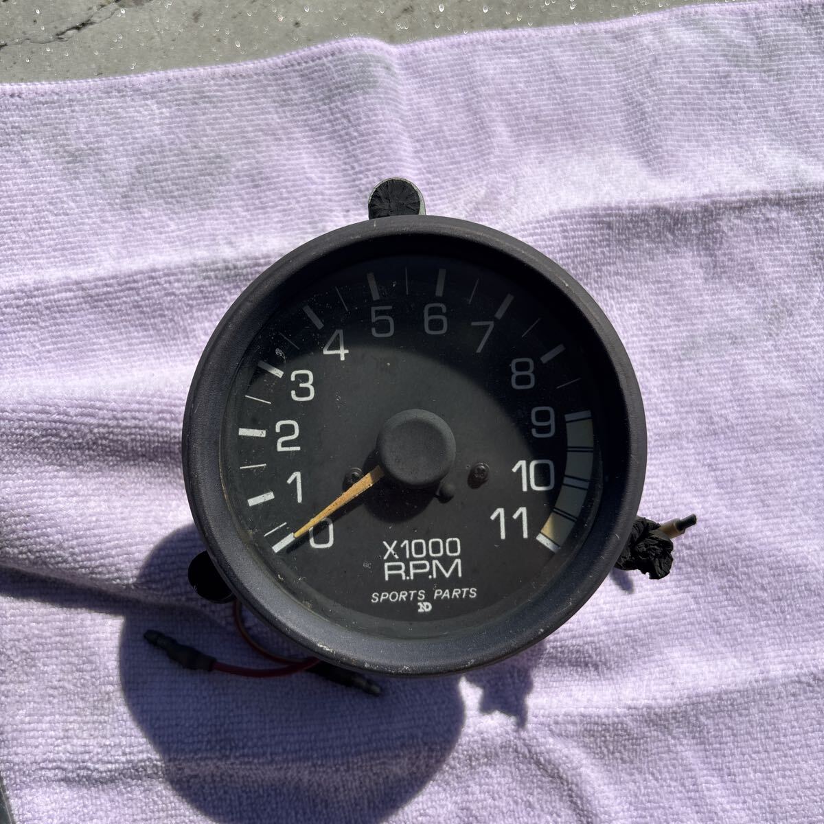 当時物　本物　TRD スポーツパーツ デンソー 大型　タコメーター 11000回転　RPM AE86 レビン　トレノ　レース　希少　レア　廃番
