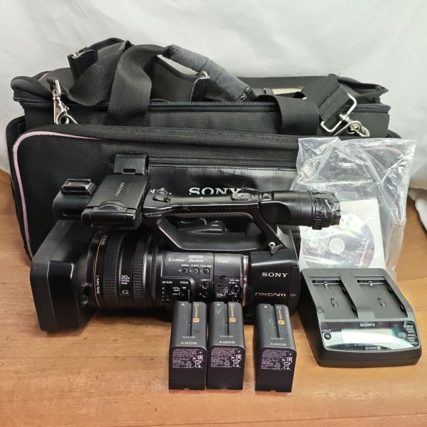 NXCAMカムコーダー　ビデオカメラ SONY HXR-NX5J デジタル HD ビデオ カメラレコーダー