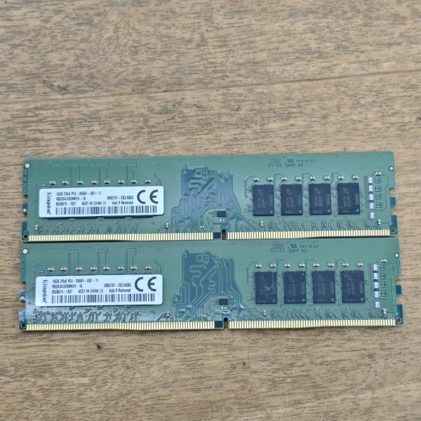 パソコンメモリ PC4-2666V 16GB x 2 合計32GB　.6