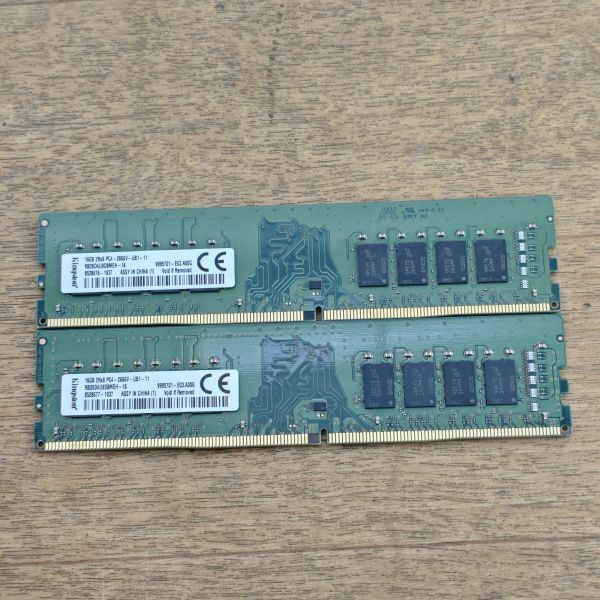 パソコンメモリ PC4-2666V 16GB x 2 合計32GB 7.