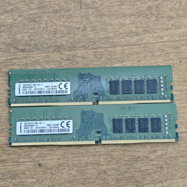パソコンメモリ PC4-2666V 16GB x 2 合計32GB　.3