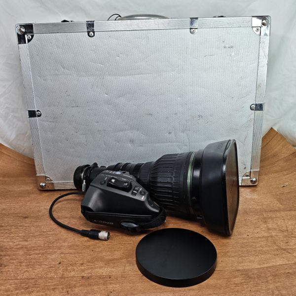 放送用レンズ CANON HJ18e×28B IASE-C A 2/3型 HD 放送用ポータブルレンズ　 ジャンク