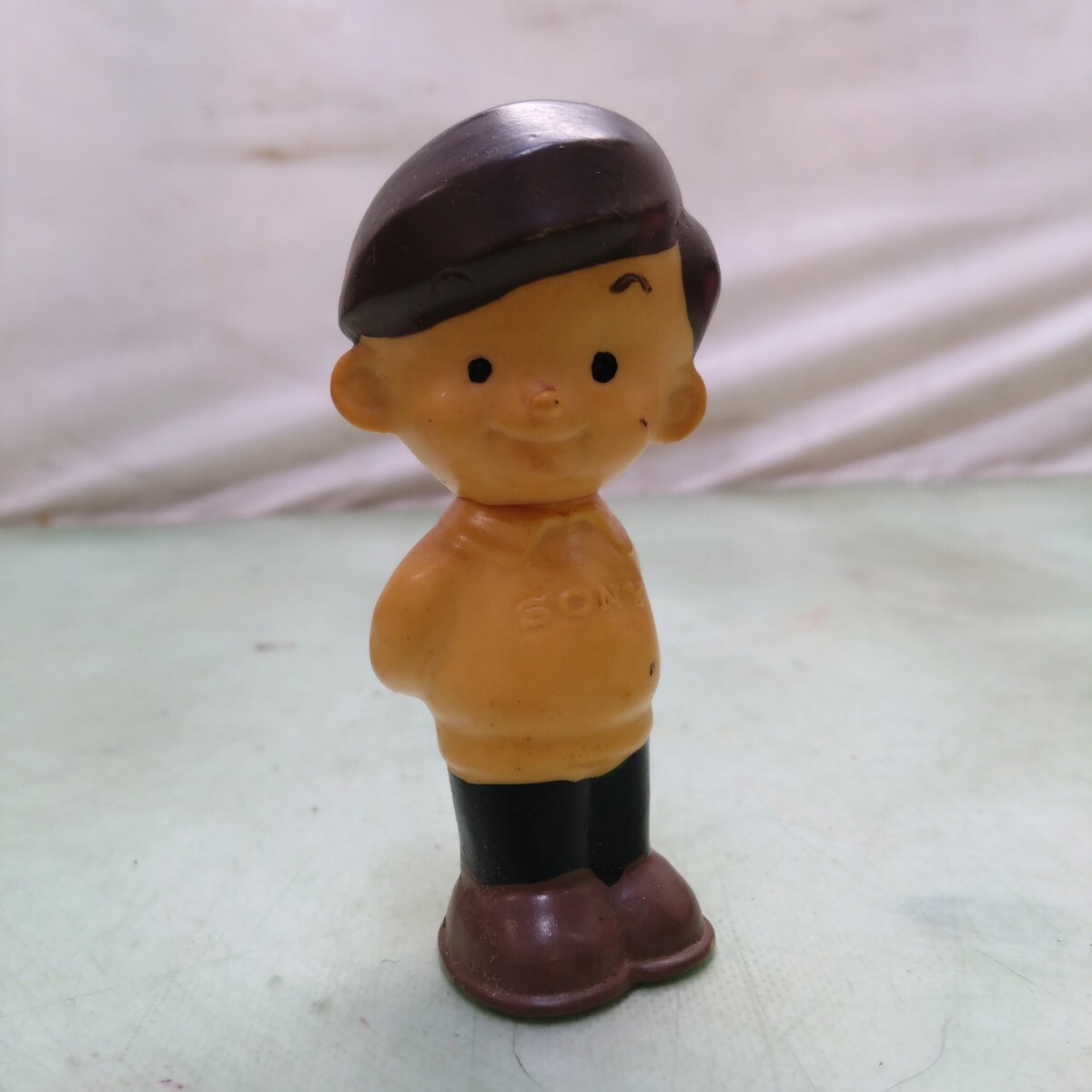 ☆昭和レトロ☆ ソフビ ソニー坊や SONY 企業物 ソフビ人形 フィギュア 当時物 人形 ヴィンテージ アンティーク