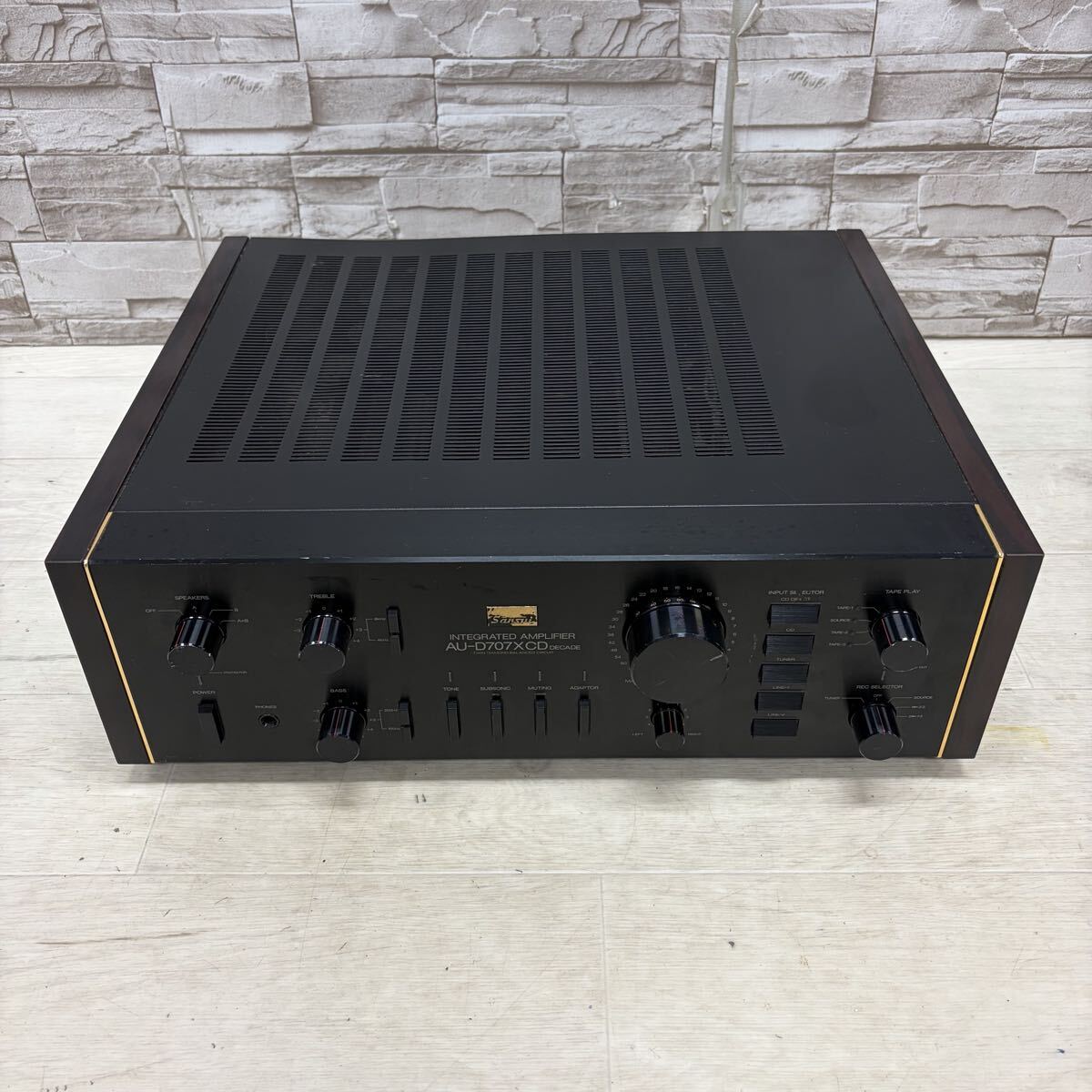 ☆1円〜☆ Sansui サンスイ プリメインアンプ AU-D707XCD DECADE INTEGRATED AMPLIFIER 山水