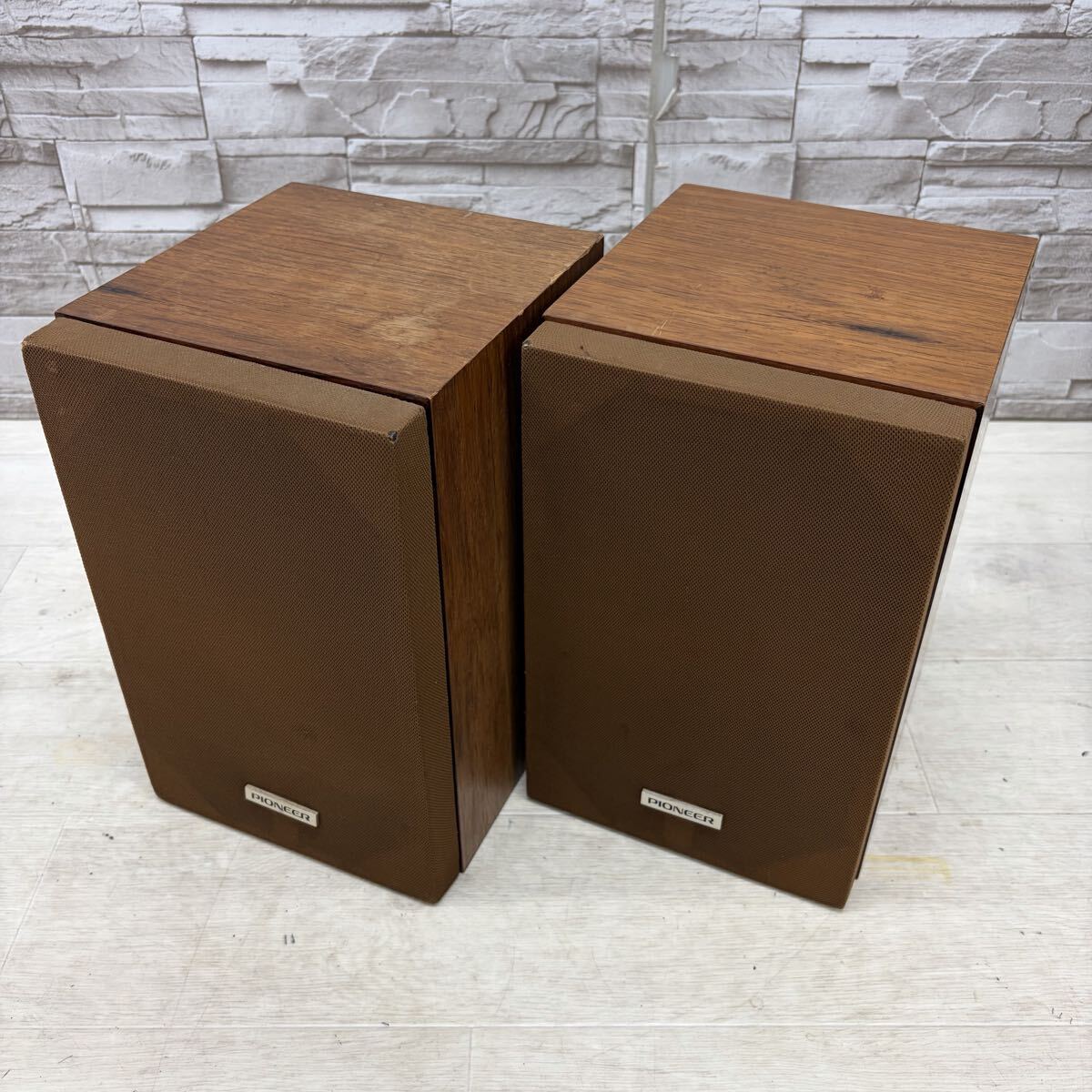 ☆1円〜☆ PIONEER パイオニア 2ウェイ ブックシェルフ型 スピーカーシステム CS-X1 ペア シリアル同番 セット 2way スピーカー