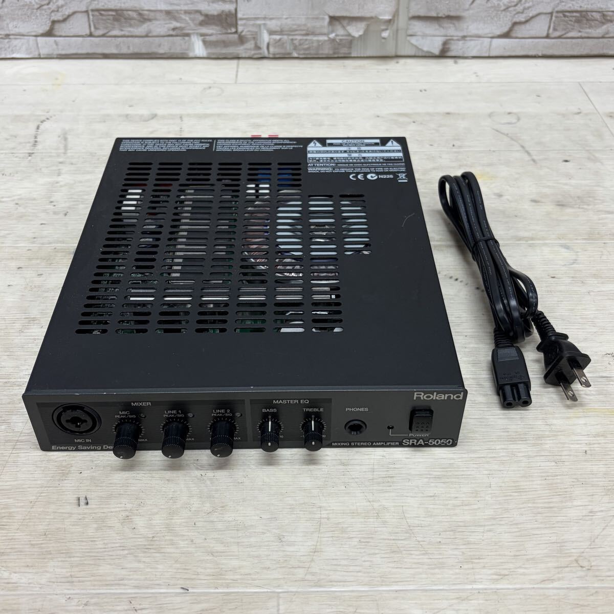 ☆美品・1円〜☆ Roland ローランド SRA-5050 Mixing Stereo Amplifier ミキシングステレオパワーアンプ ミキシングステレオアンプ