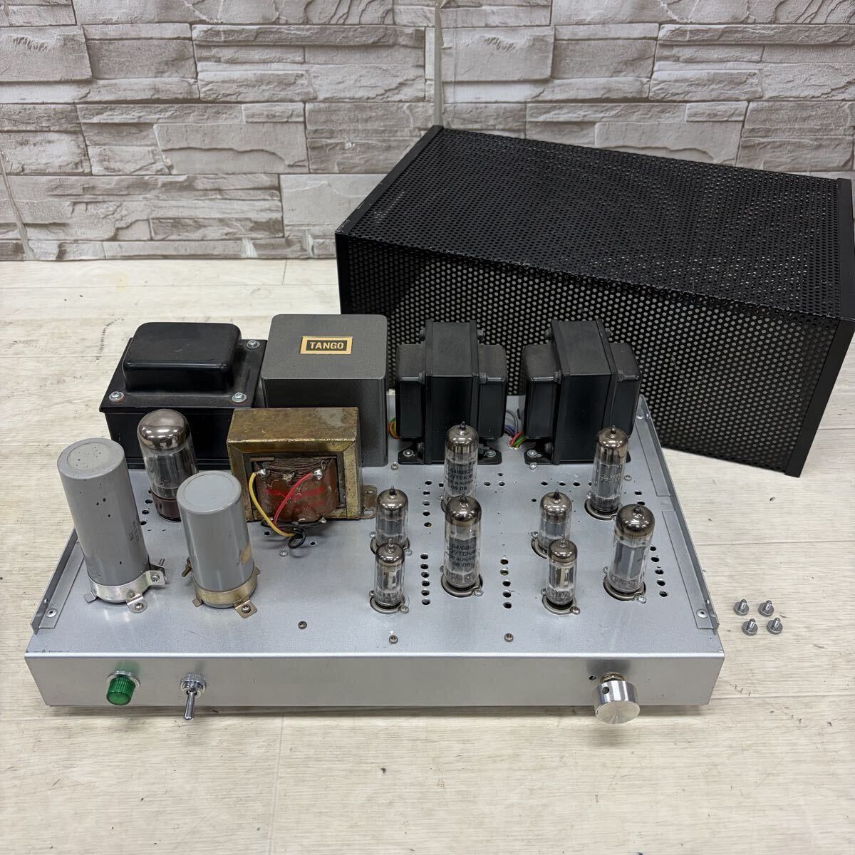 ☆1円〜☆ 詳細不明 自作真空管アンプ TANGO タンゴ トランス 自作 真空管アンプ 本体 ①