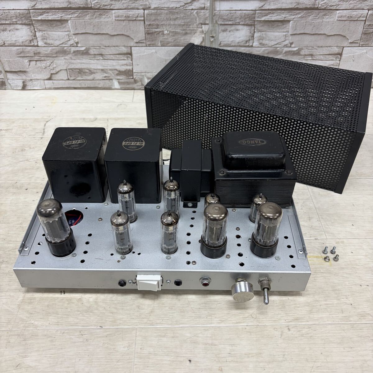 ☆1円〜☆ 詳細不明 自作真空管アンプ TANGO Hi-Fi OTP タンゴ トランス 自作 真空管アンプ 本体 ③