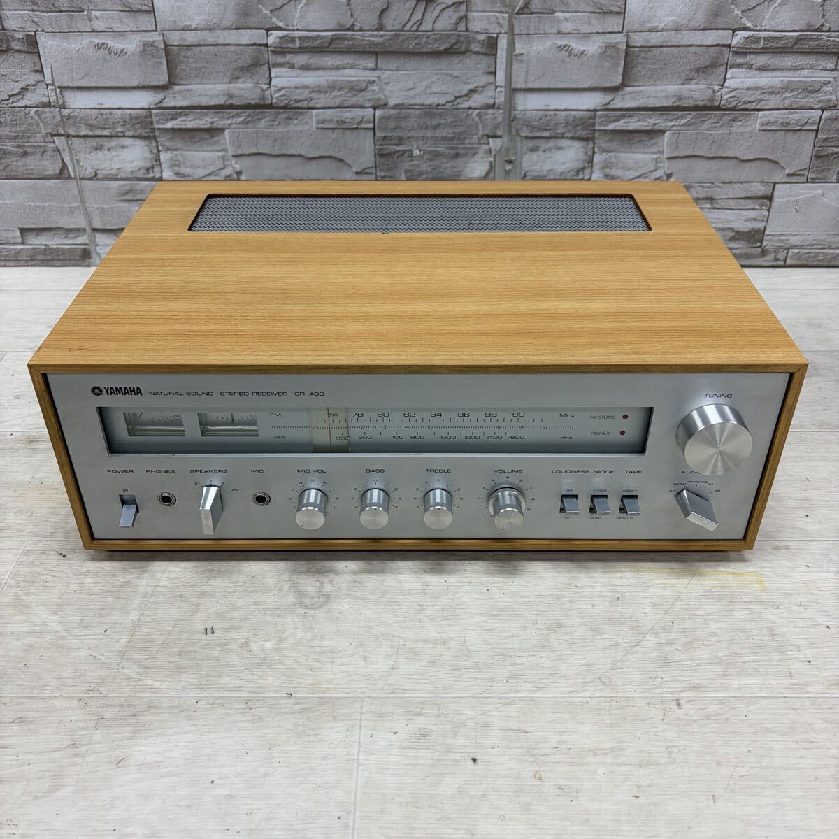 ☆1円〜☆ YAMAHA ヤマハ NSシリーズ ナチュラルサウンド ステレオレシーバー CR-400 ステレオレシーバーアンプ