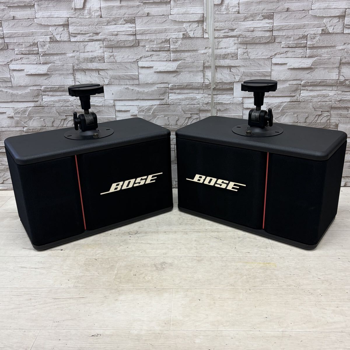 ☆1円〜☆ BOSE 301-AV MONITOR ボーズ 2way スピーカーシステム モニター スピーカー ペア ブラケット セット 301AVM
