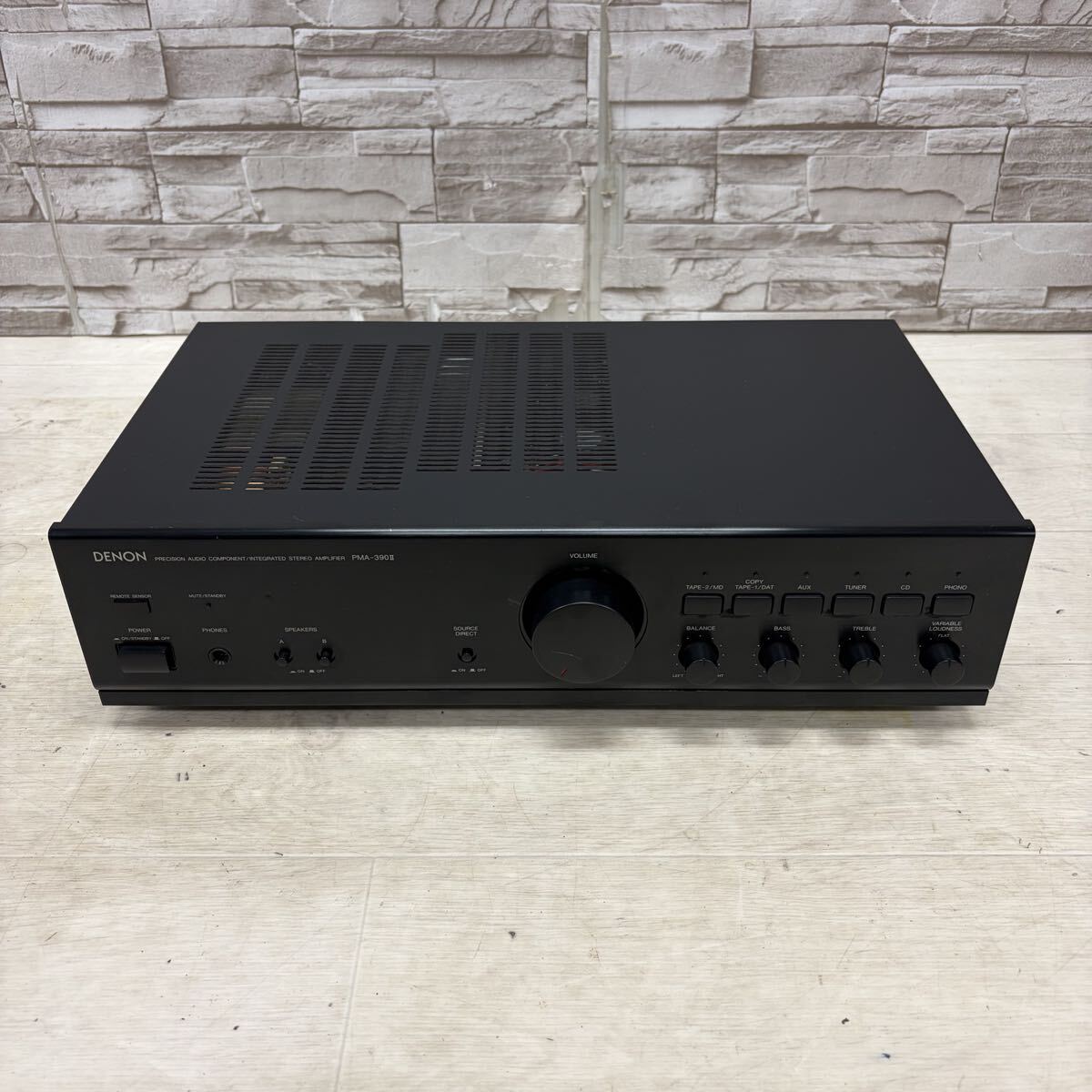 ☆美品・1円〜☆ DENON デノン ステレオプリメインアンプ PMA-390Ⅱ プリメインアンプ INTEGRATED STEREO AMPLIFIER