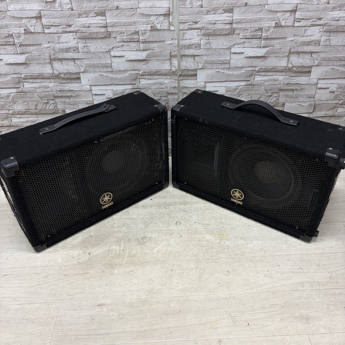 ☆1円〜☆ YAMAHA ヤマハ モニタースピーカー SM10V ペア 2台 セット PAスピーカー スピーカーシステム フォールドバックスピーカー