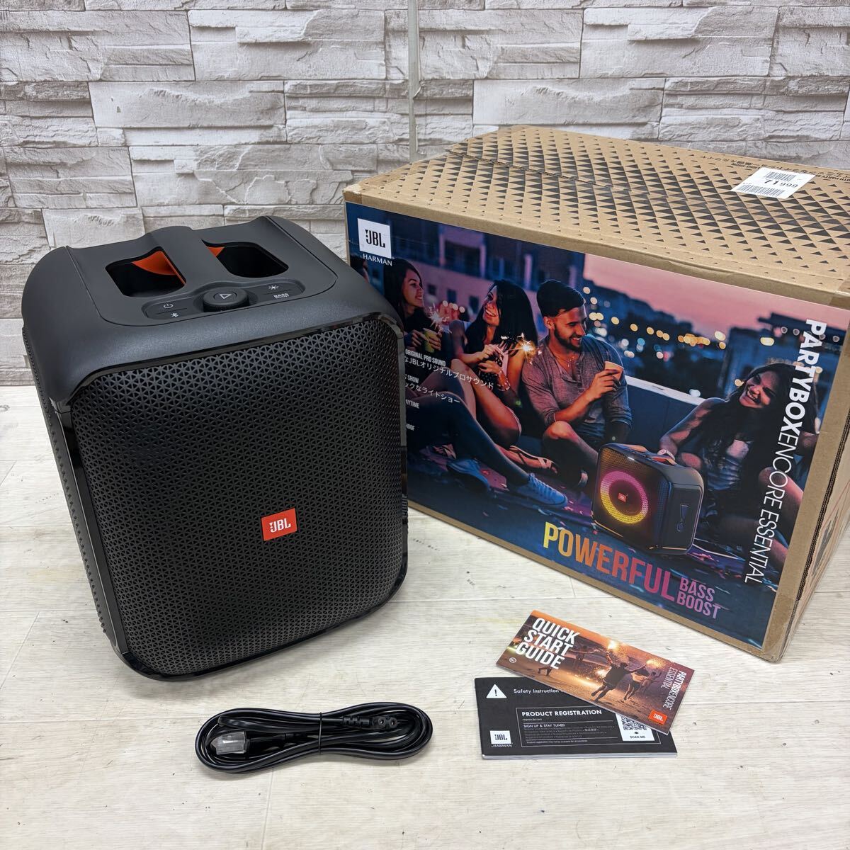 ☆新品同様・1円〜☆ JBL PARTYBOX ENCORE ESSENTIAL Bluetooth ワイヤレス スピーカー パーティーボックス アンコール エッセンシャル