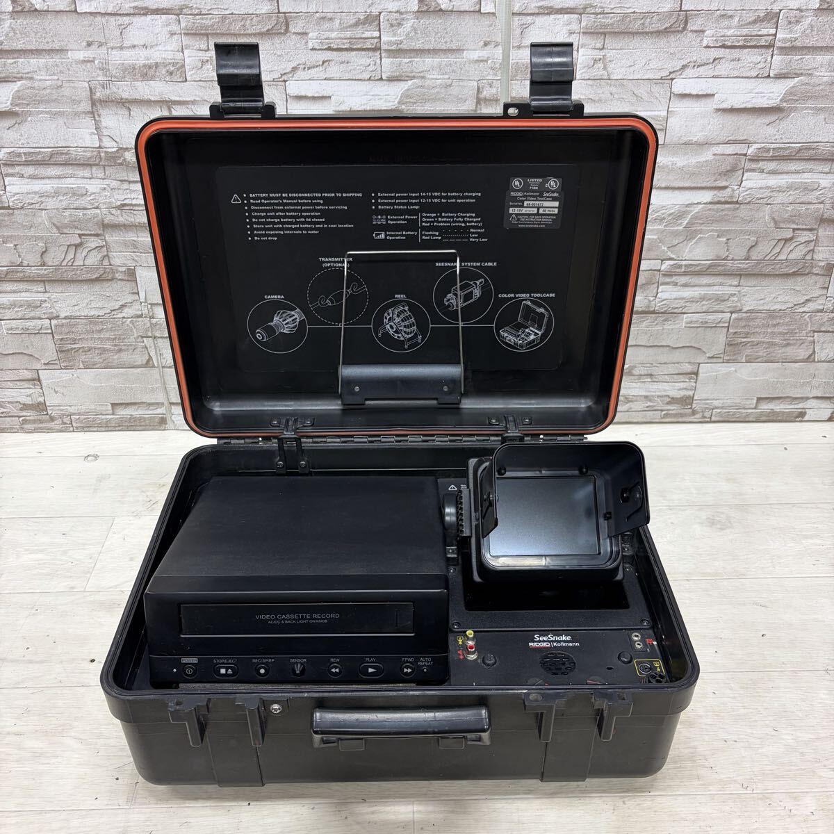 ☆1円〜☆ RIDGID リジッド SeeSnake シースネイク 検査カメラシステム モニター レコーダー のみ 管内検査カメラ