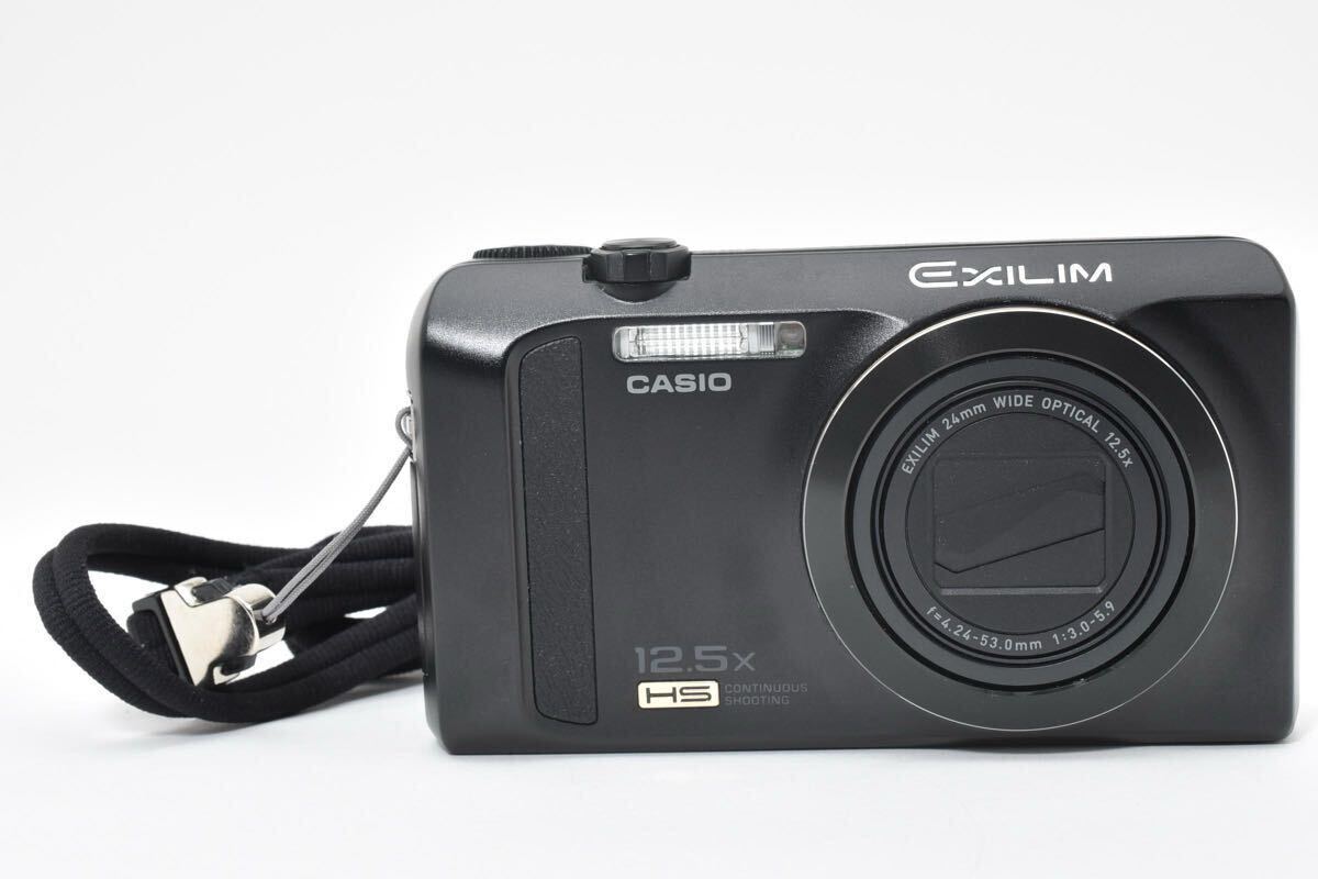 ◆極上品◆ CASIO カシオ EXILIM EX-ZR200 ブラック カシオ コンパクトデジタルカメラ エクシリム【ストラップ付き】(870)