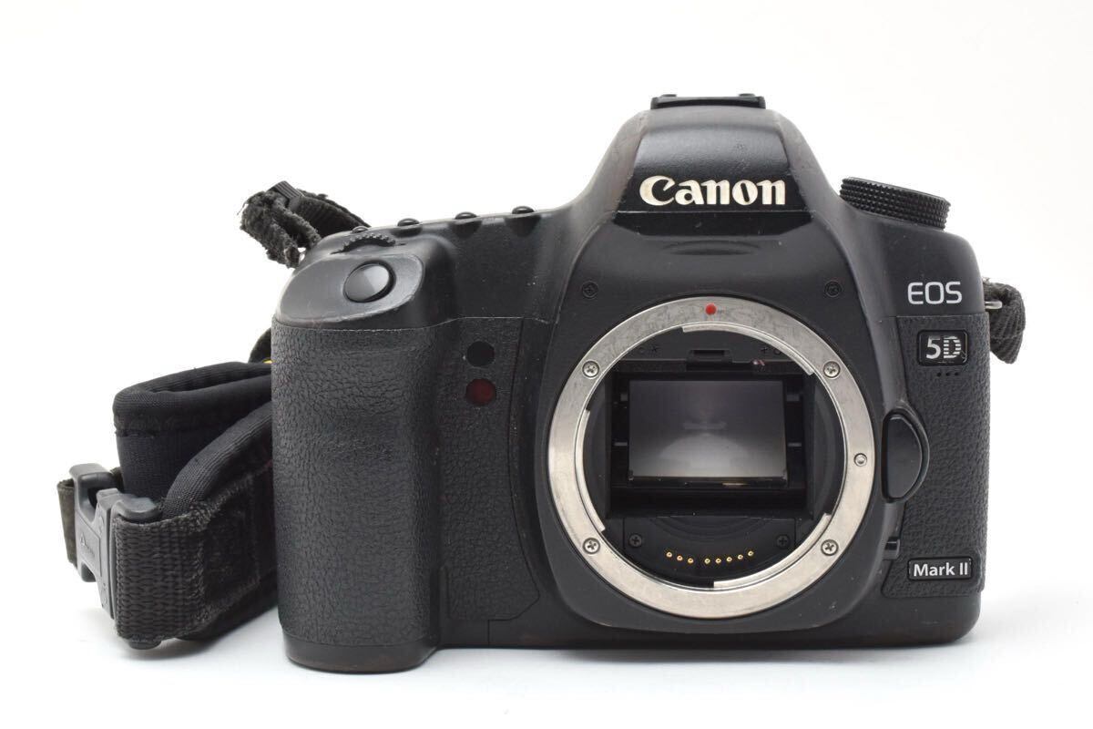 【完動品】Canon キャノン EOS 5D Mark ll Mark2 デジタル一眼レフカメラ ボディ【ストラップ付き】#894
