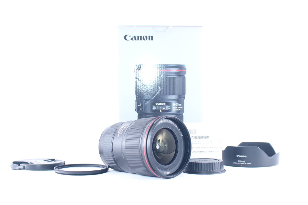 ★超極上★キャノン CANON EF 16-35mm F4 L IS USM ★完動★#E450
