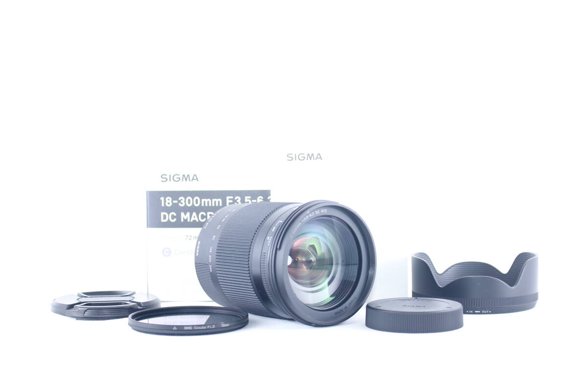 ★超極上★シグマ SIGMA Contemporary 18-300mm F3.5-6.3 DC OS HSM SAマウント ★完動★#E500