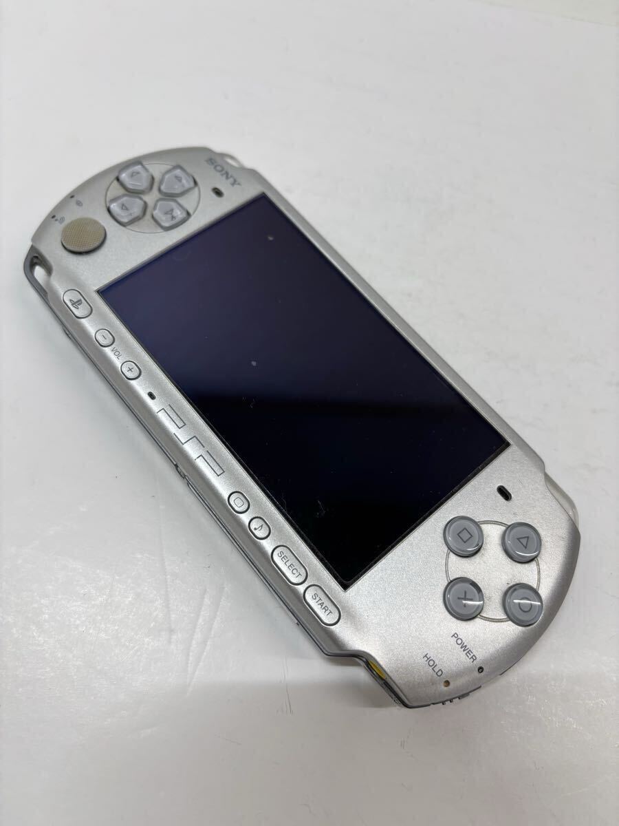 SONY ソニー PlayStation Portable プレイステーションポータブル PSP-3000 ミスティックシルバー シルバー ゲーム機 動作未確認 ジャンク