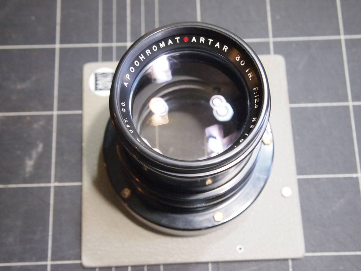 ゴルツ　レットドットアーター　GOERZ　APOCHROMAT・ARTAR　３０ＩＮ　Ｆ12.5　ジナーボード付