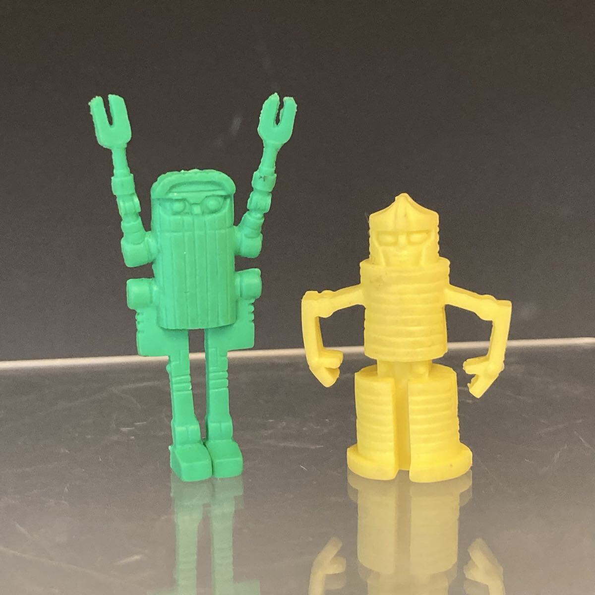 タツノコプロ「黄金戦士 ゴールドライタン」消しゴム人形２体 フィギュア　当時物　