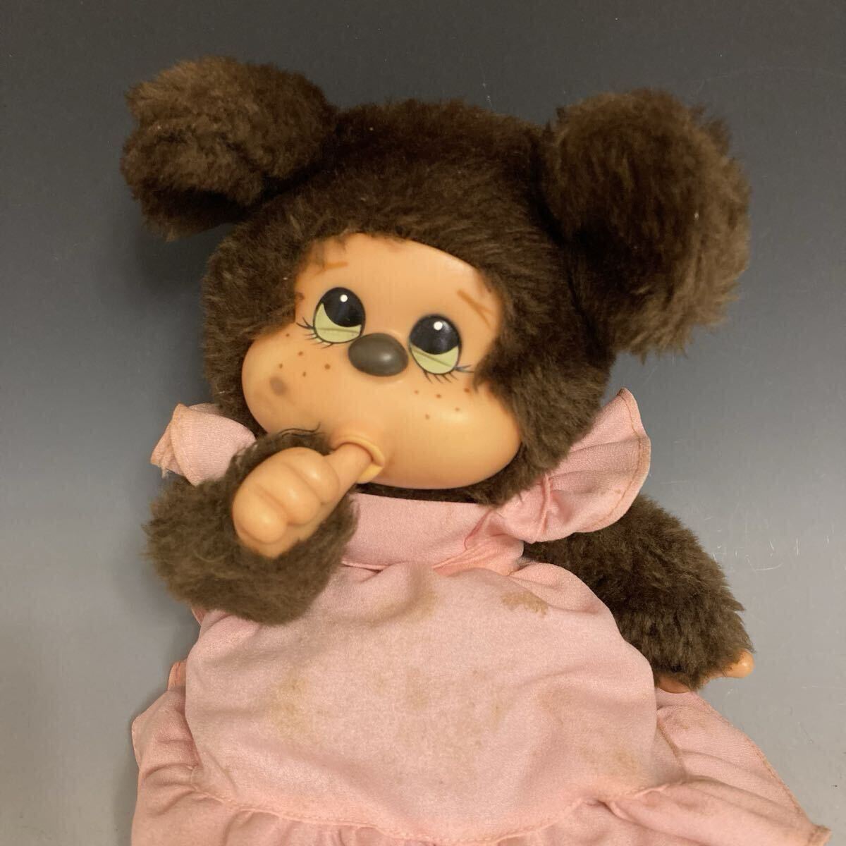 セキグチ こぐまのグッチ Sekiguchi LOVE LOVE タグあり　モンチッチのお友達　古いぬいぐるみ（※傷みあり）レトロ　ビンテージ人形