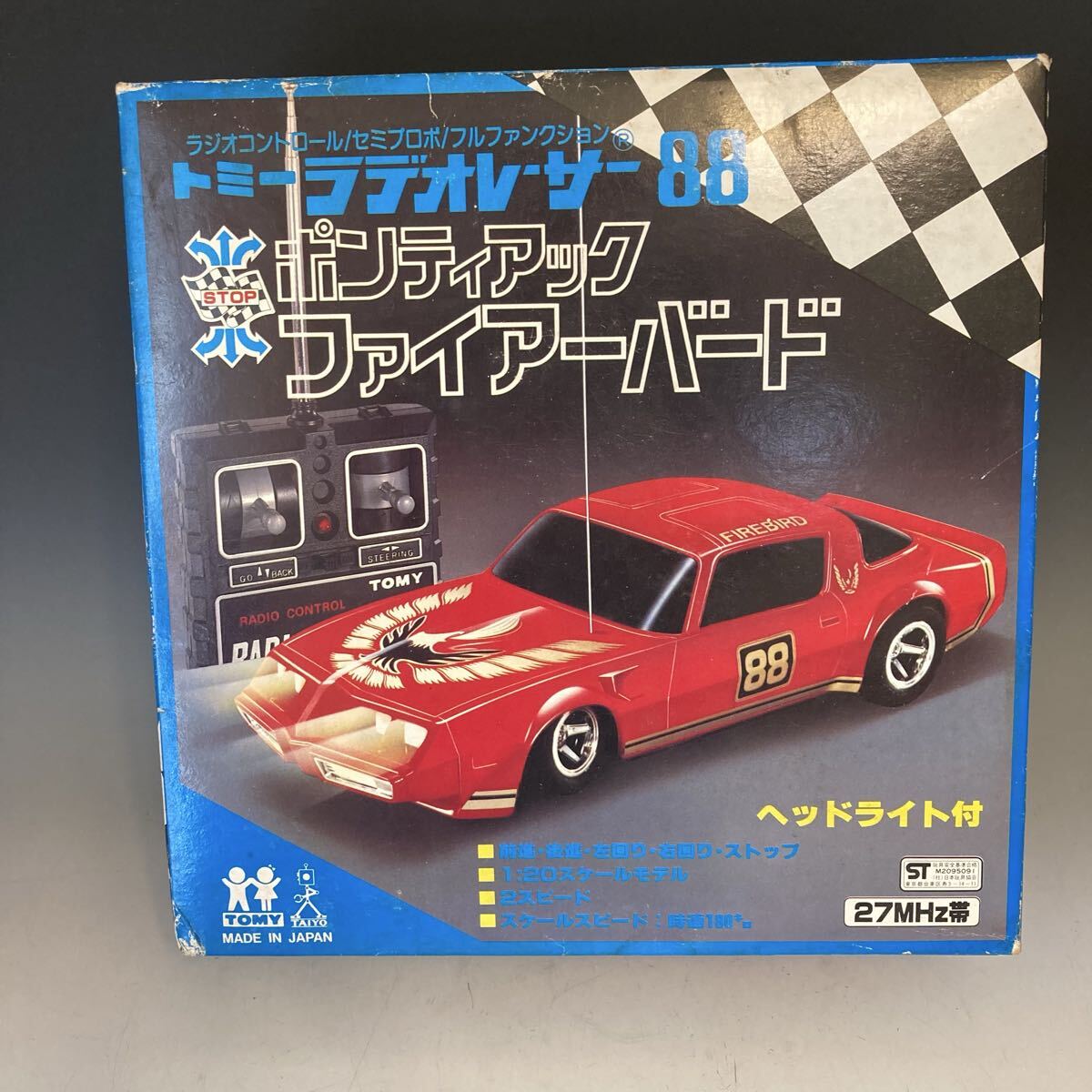 1/20 ポンティアック ファイアバード トミー ラジコン 昭和レトロ