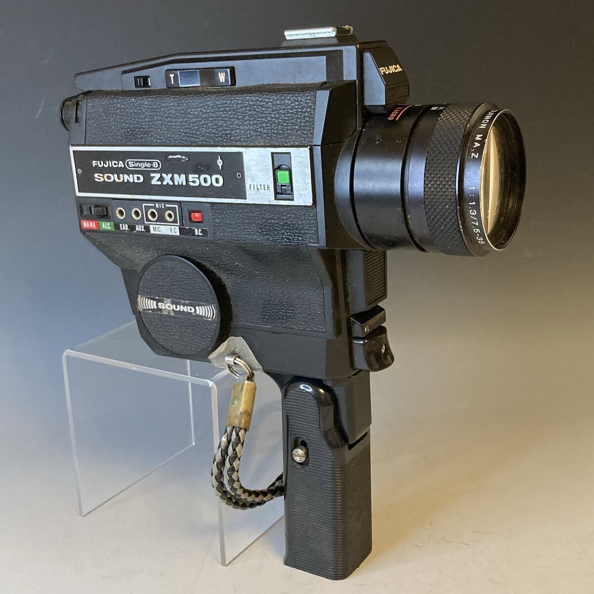 FUJICA Single-8 SOUND ZXM500　フジカ シングル8（シネカメラ）欠損あり、ジャンク品
