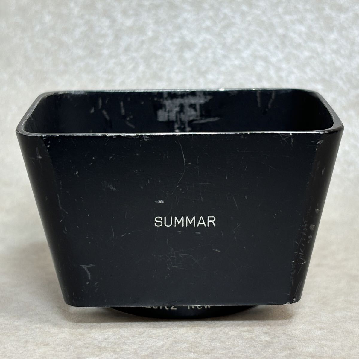 8 - 19 ）LEICA SUMMAR E.LEITZ New York 角型メタルレンズフード 