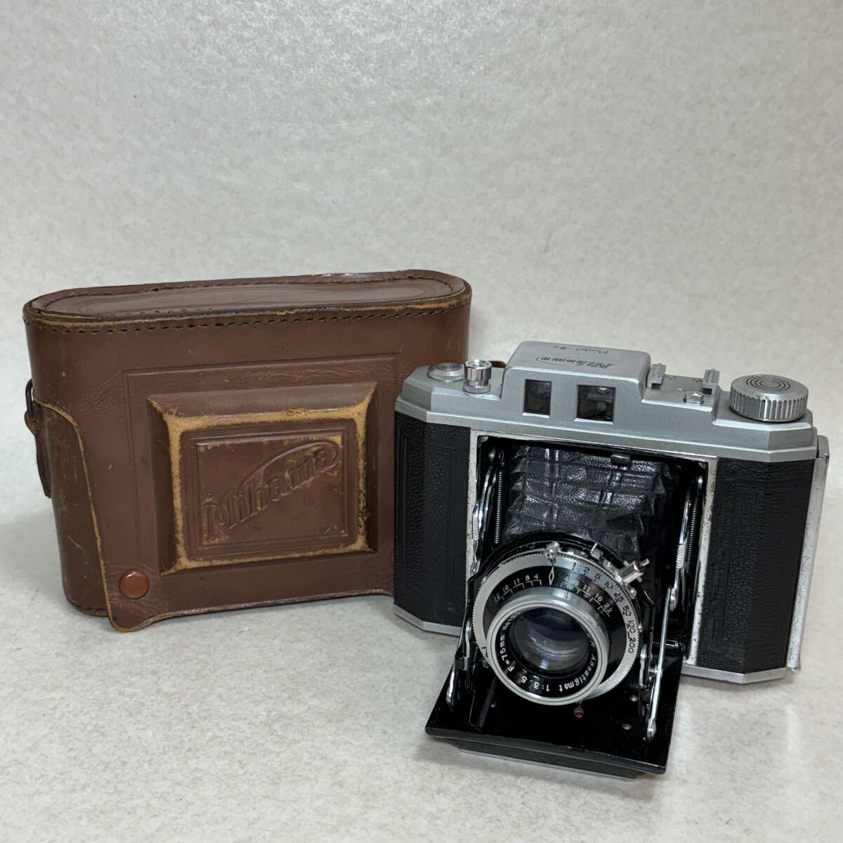 W3 - 4 ）ミハマ Mihama Model IIIA 蛇腹 フィルムカメラ
