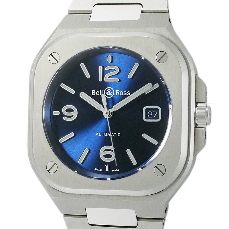 《清水屋》 ベル＆ロス Bell＆Ross BR05 ブルー スチール BR05A-BLU-ST 自動巻 国内正規 箱・保証書付