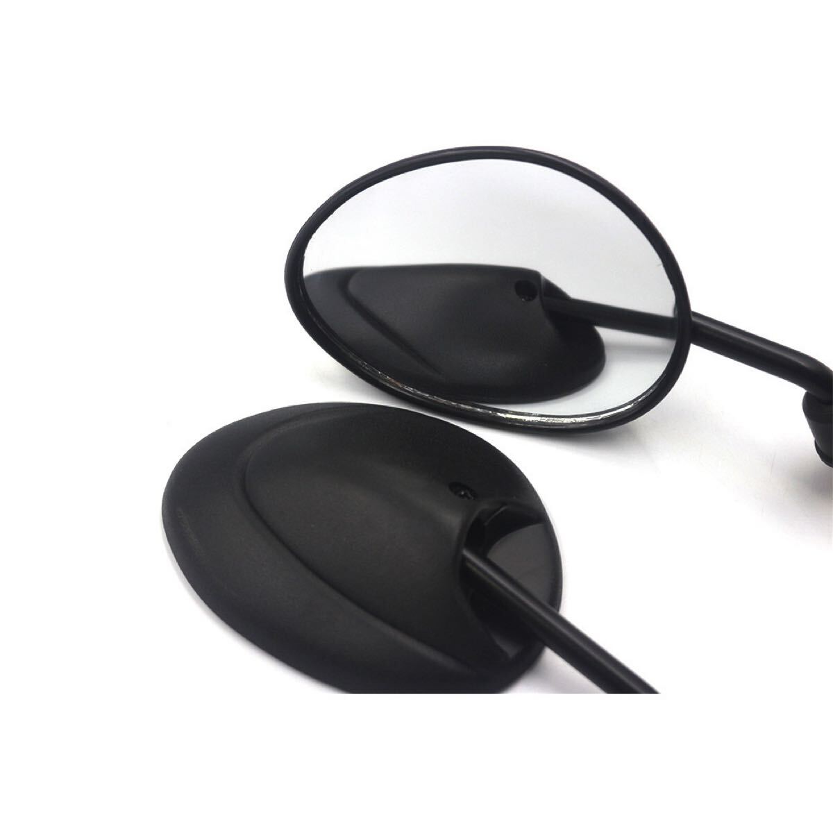 8ｍｍ正正　ブラック　台湾ミラー　ショートミラー　バイクミラ