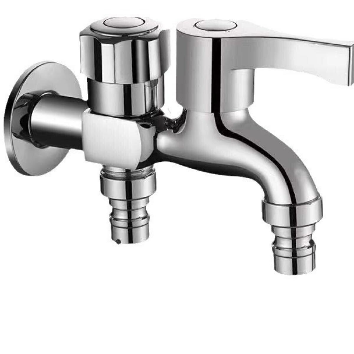 　２口　ワンハンドル 蛇口 蛇口 双口 水栓