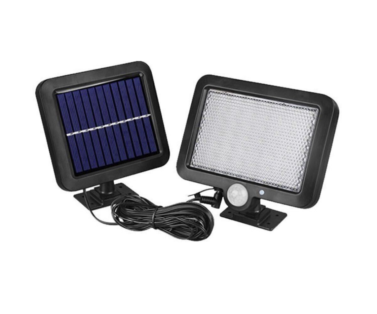 センサーライトLEDライト　人感センサー　ソーラーパネル　分離型リードの長さ５ｍ