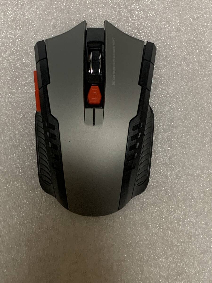 D　灰色　ワイヤレスマウス 2.4G　無線　光学式