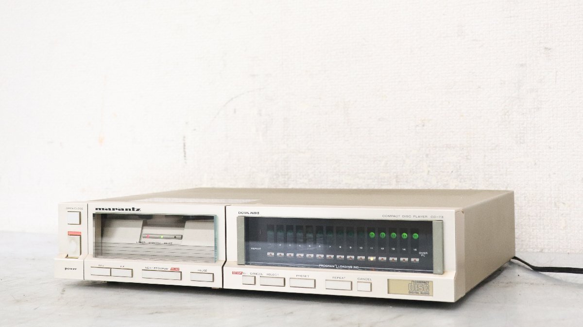 【 J 】1012 marantz CD-73 CDデッキ マランツ 186756