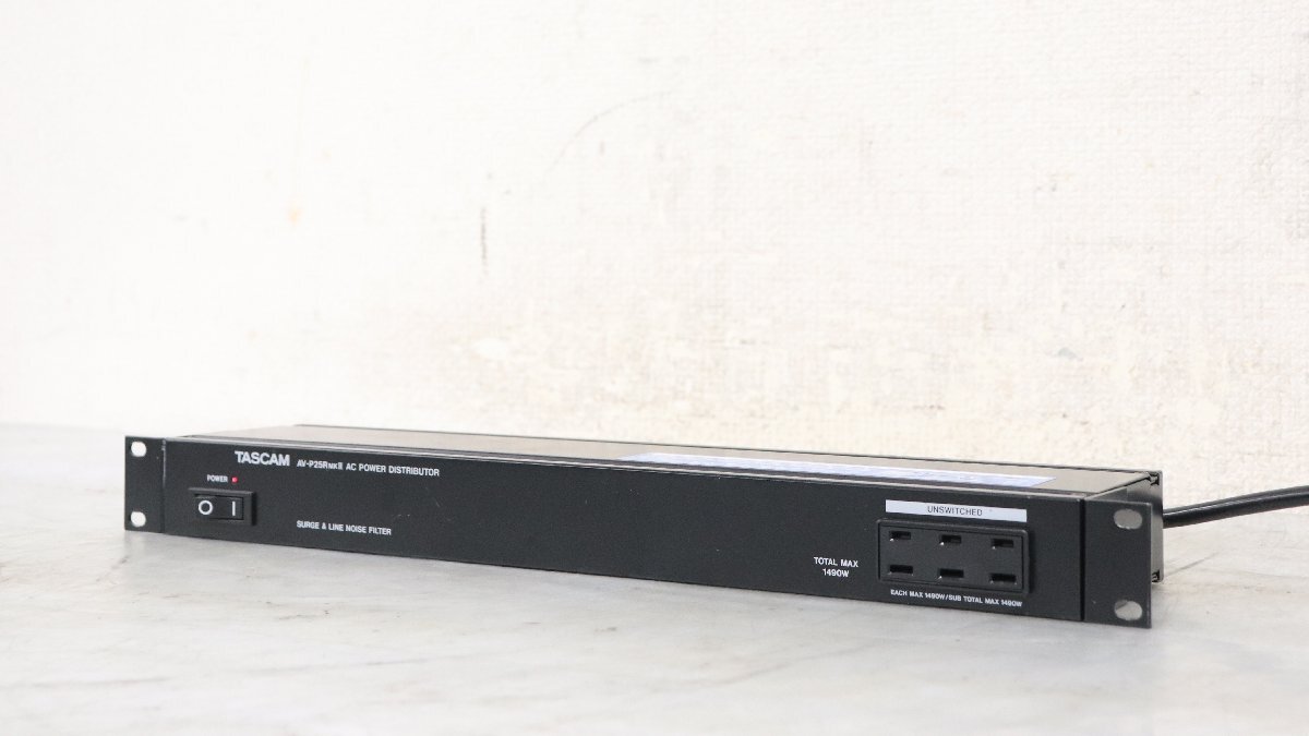 【 G 】1047 TASCAM AV-P25R MKII パワーディストリビューター タスカム ① 3288356