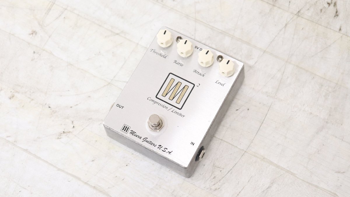 【 J 】1058 Miura Guitars M2 Compression/Limiter ベース用コンプレッサー ミウラギターズ 3289603