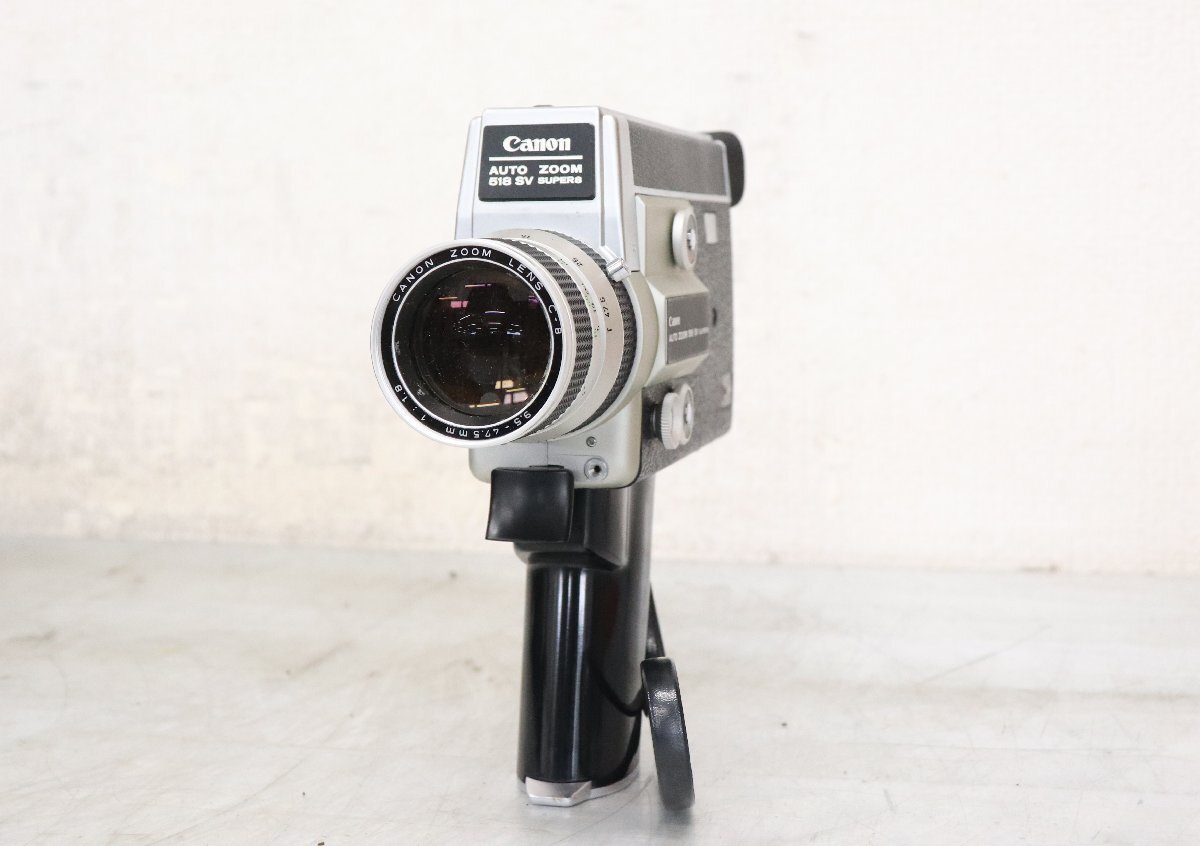 【 G 】0380 Canon AUTO ZOOM 518 SV SUPER8 8ミリフィルムカメラ キヤノン 3204696