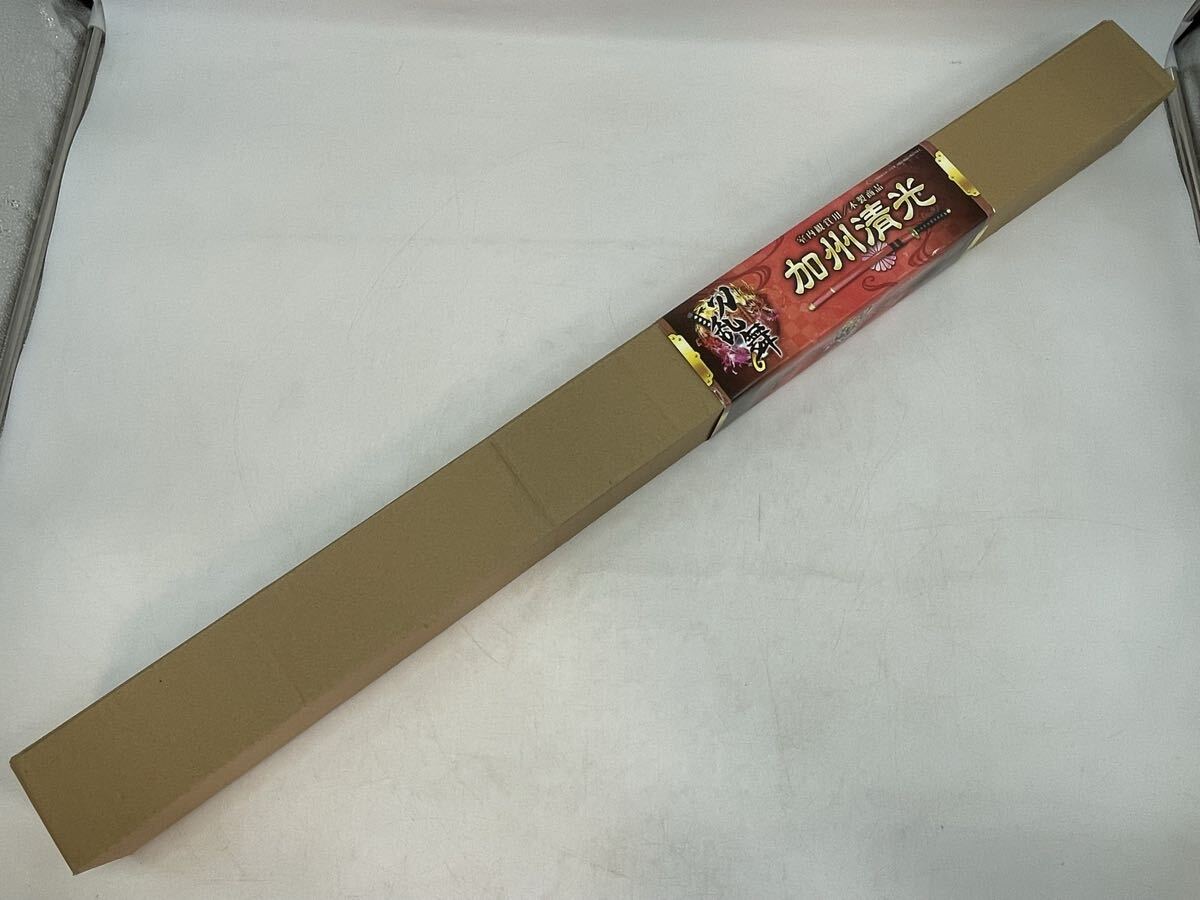 C21【ジャンク 未検品】箱に伝票直貼り 刀乱舞 木製鑑賞刀 加州清光 刀 コスプレ コミケ