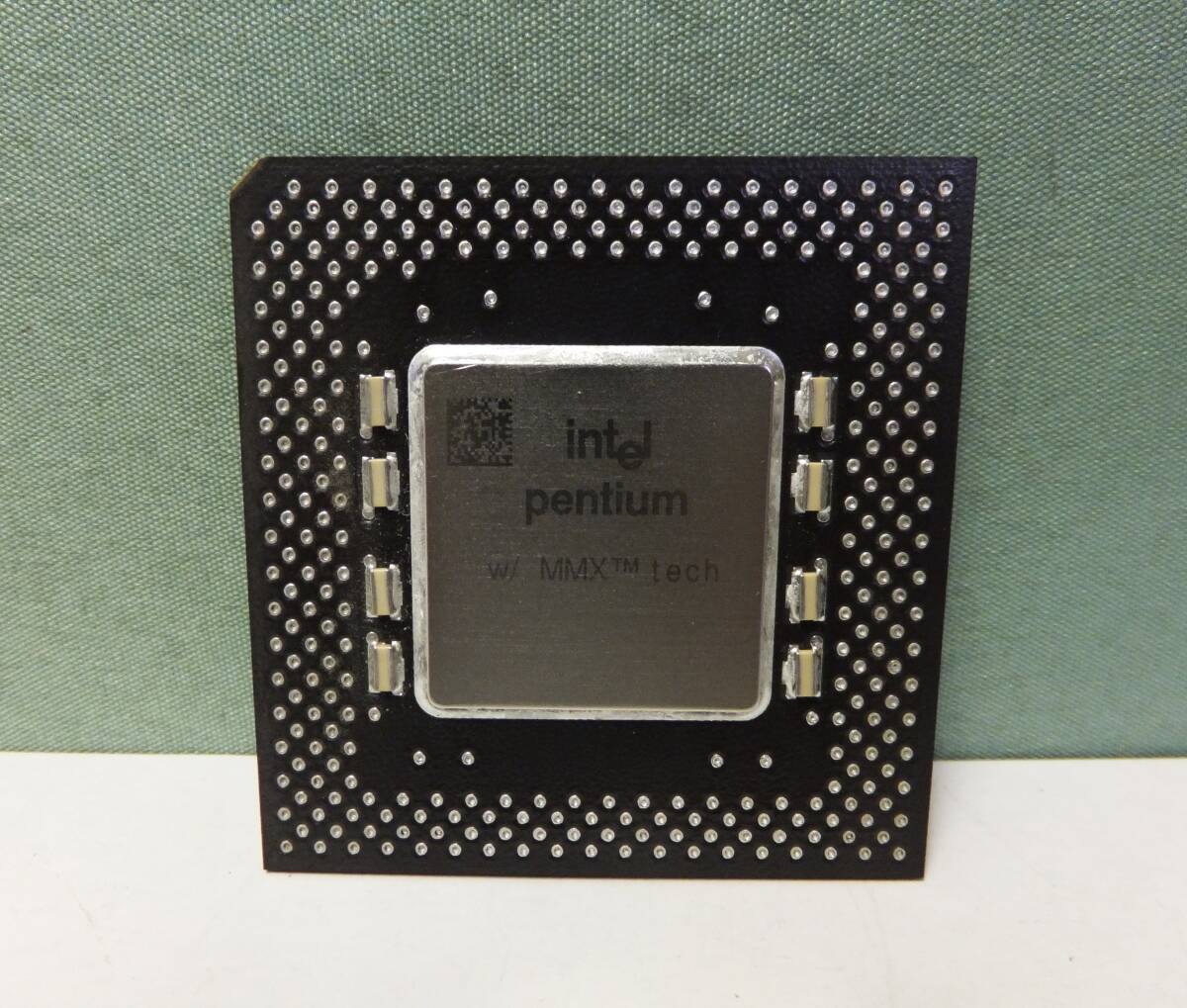 Intel pentium w/ MMX tech FV80503166 SY059/2.8V CPU 中古 未確認